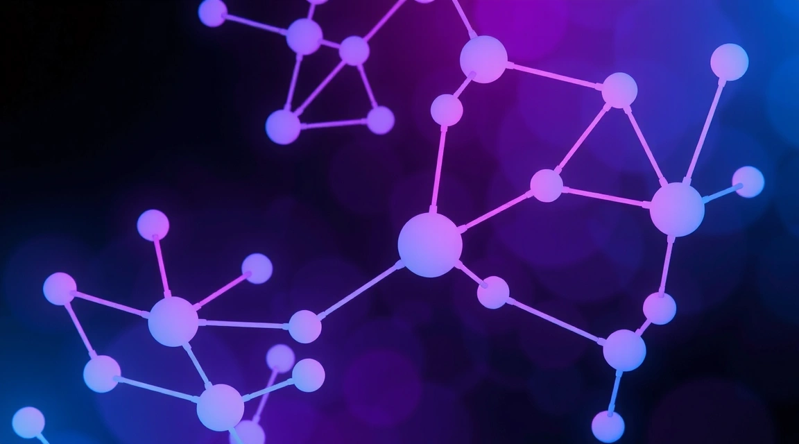 Illustration of interconnected network nodes representing third-party data